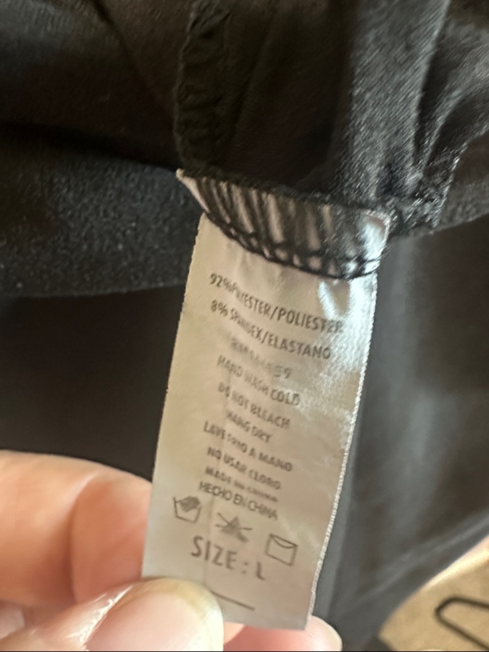 Black Maternity Leggings - Picture 5 of 5